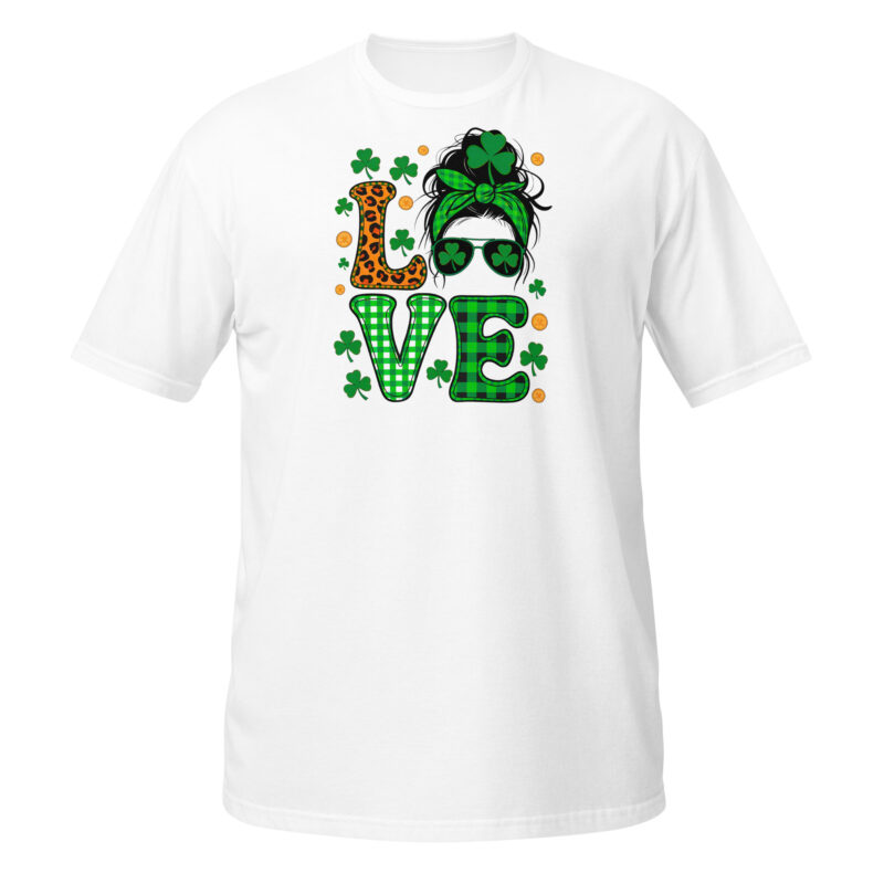 Shamrock Love St. Patrick's Day  T-Shirt - Image 6
