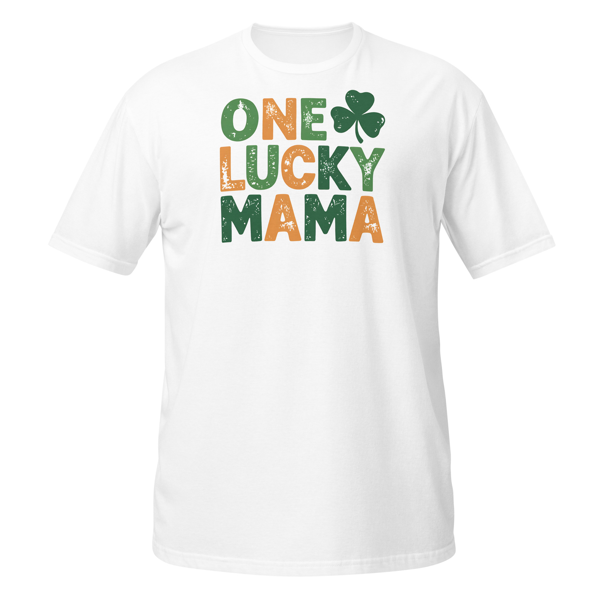 | Funny Remote Work Apparel Lucky Mama  St. Patrick's  T-Shirt - Image 5