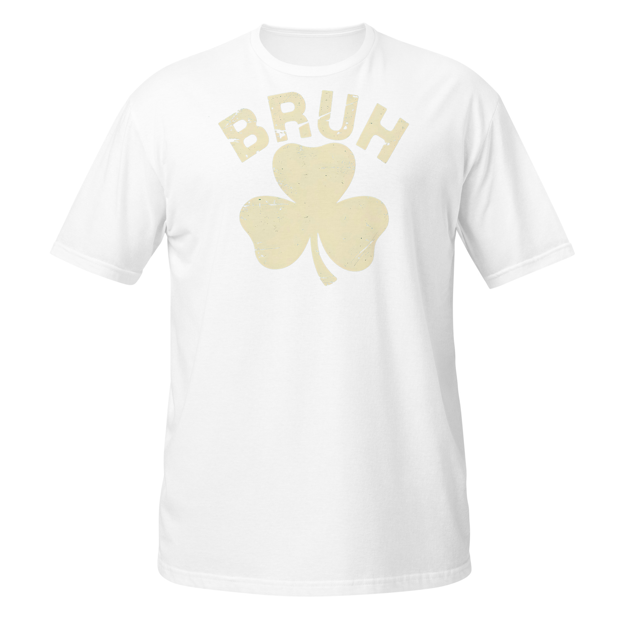 | Funny Remote Work Apparel Four-Leaf Clover St. Patrick's Day Lucky T-Shirt - Image 5