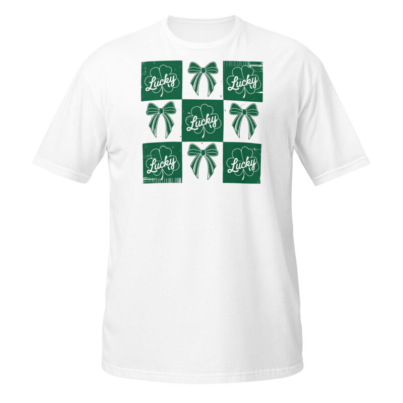 Simple Lucky Clover T-Shirt - Image 5